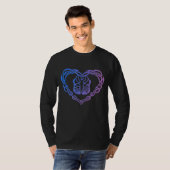 Irish Step Dancing Celtic Knot Heart 4 T-Shirt (Vorne ganz)