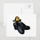 Irish Step Shoes Postkarte (Vorne/Hinten)