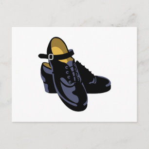 Irish Step Shoes Postkarte