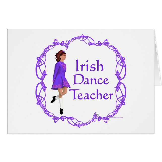 Irish Step Tance Teacher - Lila (Vorderseite (Horizontal))
