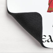 Irish Step Tance Teacher - Red Mousepad (Ecke)