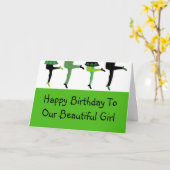 Irish Stepdancers' Legs Karte (Gelbe Blume)