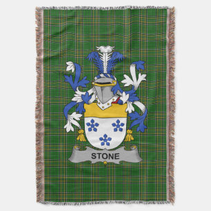 Irish Stone Coat of Arms Familienwappen Irland Decke