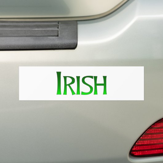 Irish Stoßfänger, zum Verkauf ! Autoaufkleber (Auf Auto)