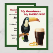 Irish Stout Bridal Shower Invitation Einladung (Vorne/Hinten)