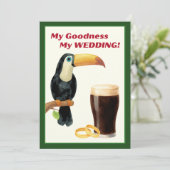 Irish Stout Bridal Shower Invitation Einladung (Stehend Vorderseite)