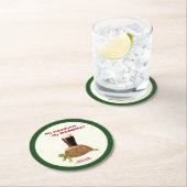 Irish Stout Wedding Favor Paper Coaster Runder Pappuntersetzer (Vor Ort)