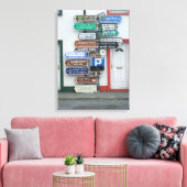 Irish Street Signs Leinwanddruck (Insitu (Wohnzimmer))