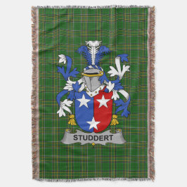 Irish Studdert Coat of Arms Familienwappen Irland Decke