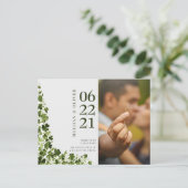 Irish Stylized Shamrock Leafy Foliage  Postkarte (Stehend Vorderseite)