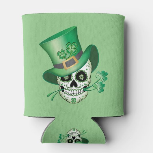 Irish Sugar Skull Dosenkühler (Rückseite)