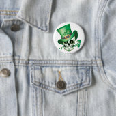 Irish Sugar Skull T - Shirt Button (Beispiel)