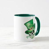 Irish Sugar Skull Tasse (VorderseiteRechts)