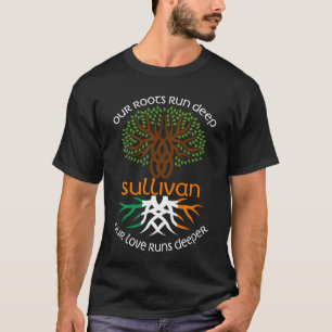 Irish SULLIVAN Familienname Unsere Liebe läuft tie T-Shirt