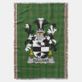 Irish Sullivan oder O_Sullivan (Beare) Coat of Arm Decke (Vorderseite Vertikal)