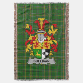 Irish Sullivan oder O_Sullivan Coat of Arms Family Decke