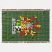 Irish Sullivan oder O_Sullivan Coat of Arms Family Decke (Vorderseite)
