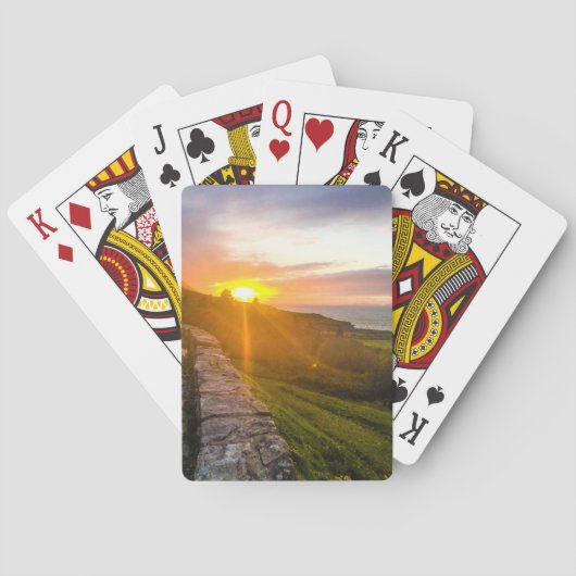 Irish Sunset Playing Cards Spielkarten (Rückseite)