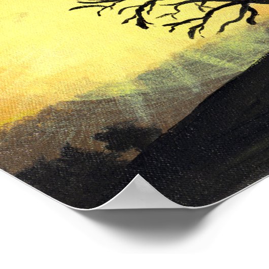 Irish Sunset Poster Print (Ecke)