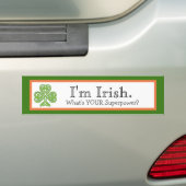 Irish Superpower Funny Autoaufkleber (Auf Auto)
