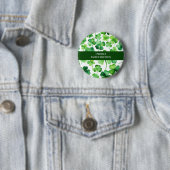 Irish Surname Watercolor Kleeblatt Button (Beispiel)