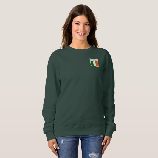 Irish Sweatshirt Dublin Kleeblatt (Vorne ganz)
