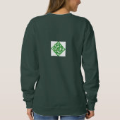 Irish Sweatshirt Dublin Kleeblatt (Rückseite)