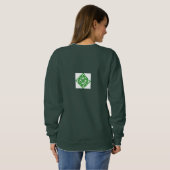 Irish Sweatshirt Dublin Kleeblatt (Schwarz voll)