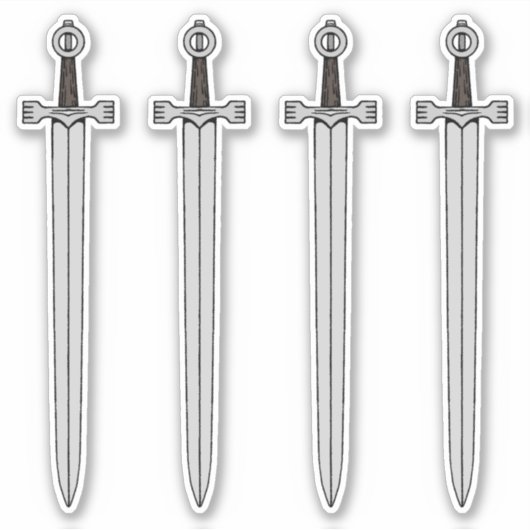 Irish Sword Aufkleber (Vorderseite)