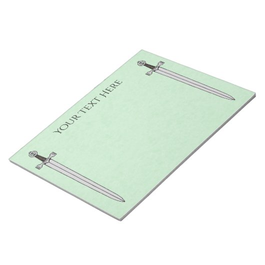 Irish Sword Notizblock (angewinkelt)