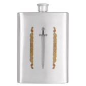 Irish Sword und Knüpfarbeit Flachmann (Vorderseite)