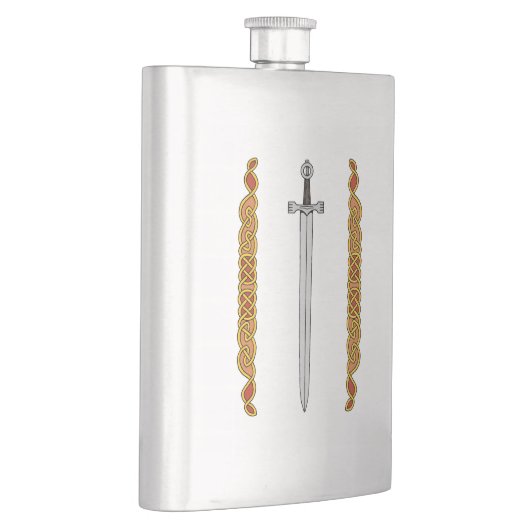 Irish Sword und Knüpfarbeit Flachmann (Rechts)