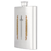 Irish Sword und Knüpfarbeit Flachmann (Links)