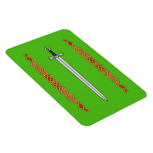 Irish Sword und Knüpfarbeit Magnet (Rechte Seite)