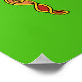 Irish Sword und Knüpfarbeit Poster (Ecke)