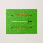Irish Sword und Knüpfarbeit Puzzle (Horizontal)