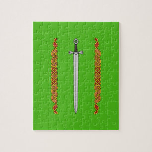 Irish Sword und Knüpfarbeit Puzzle