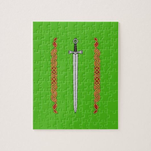 Irish Sword und Knüpfarbeit Puzzle (Vertikal)