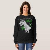 Irish T Rex Dinosaur C Aurus Funny St Patrick s D Sweatshirt (Vorne ganz)