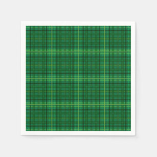 Irish Tartan Paper Party Napkins Serviette