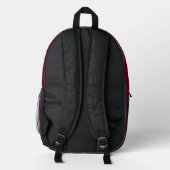 'Irish Tartan' Pattern Backpack  Bedruckter Rucksack (Rückseite)