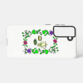 Irish Tea Set Theme Samsung Galaxy Hülle (Rückseite (Horizontal))