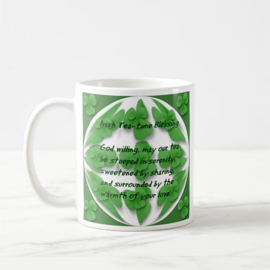 Irish Tea-Time Segen Kaffeetasse (Links)