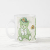 Irish Teddybear - Green Mattglastasse (Links)