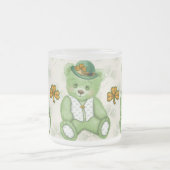 Irish Teddybear - Green Mattglastasse (Mittel)