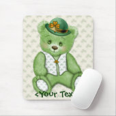 Irish Teddybear - Green Mousepad (Mit Mouse)
