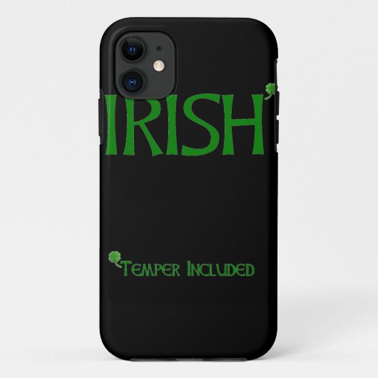 Irish Temper inbegriffen Case-Mate iPhone Hülle (Rückseite)
