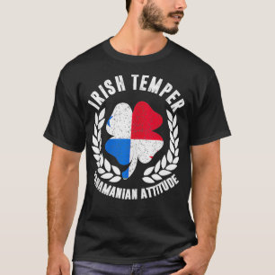 Irish Temper Panamanian Attitude Flag St Patricks T-Shirt