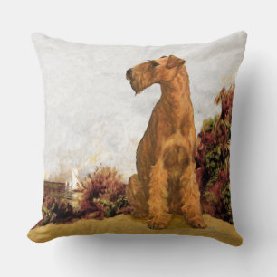 Irish Terrier an der Meeresküste Kissen