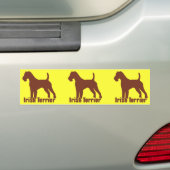 Irish Terrier Autoaufkleber (Auf Auto)